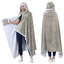 Jeté en polaire de sherpa Catalonia, couverture enveloppante avec poches à main-24838588