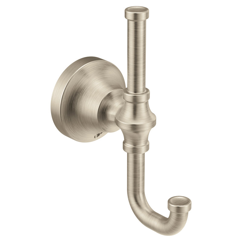 Colinet Wall Mounted Robe Hook, Brushed Nickel