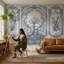 Adhésif mural bleu Toile-2141644901-2141644910