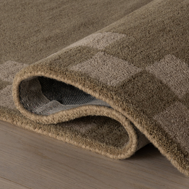Treva Transitional Checkered Rug, Rectangle 7'6" x 9'6"