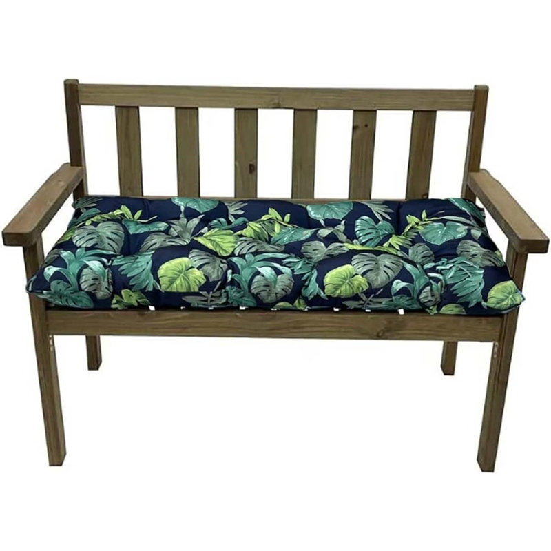 Waterproof Outdoor Swing Chair Cushion, Navy Green, Thick Plush Patio & Garden Seat Pad, Weather-Resistant Fabric, Comfort Series 20