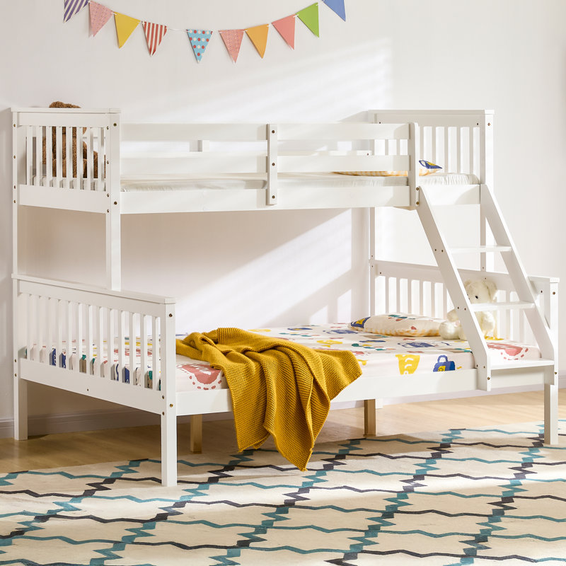 Muskoka Bunk Bed with Built-in Ladder Included, White