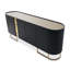 Console Lisbon Reeded - Noir mat soyeux-1991652918