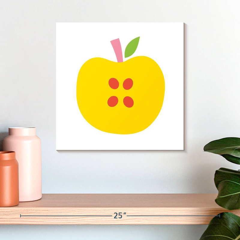 Yarlin Yellow Apple, 16" H x 16" W