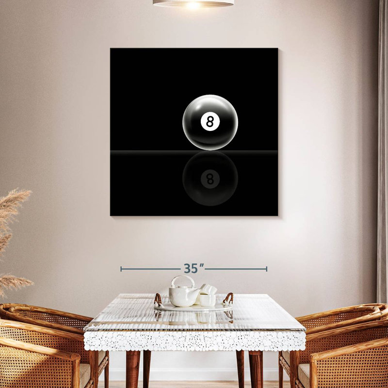 Senne Huit balles dans le noir, H 39 po x l 39 po