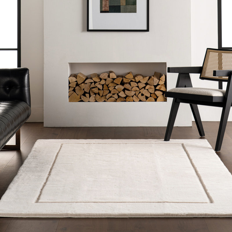 Nuloom Auralyn Solid Cloud Washable Area Rug, Rectangle 6' x 9'