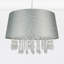 21.5 cm H Drum Silk Pendant Shade ( Uno )