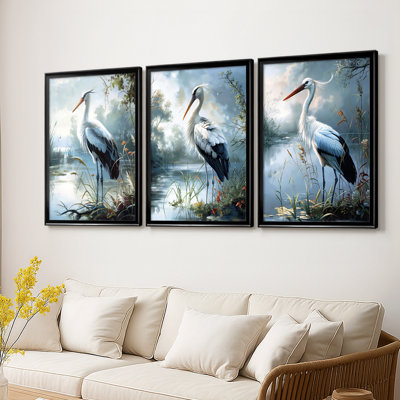 ANIMALS Series CIV - Toile tendue avec châssis sur mesure - 3 pièces