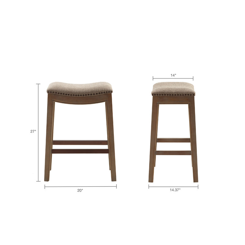Saddle Counter Stool