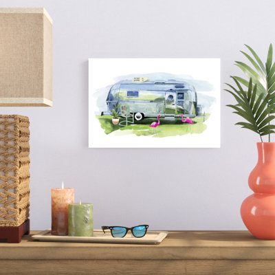 " Happy Camper I " by Annie Warren Painting Print