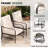 2-Pieces Iron Material SIngle Armchair-337055735-352812282