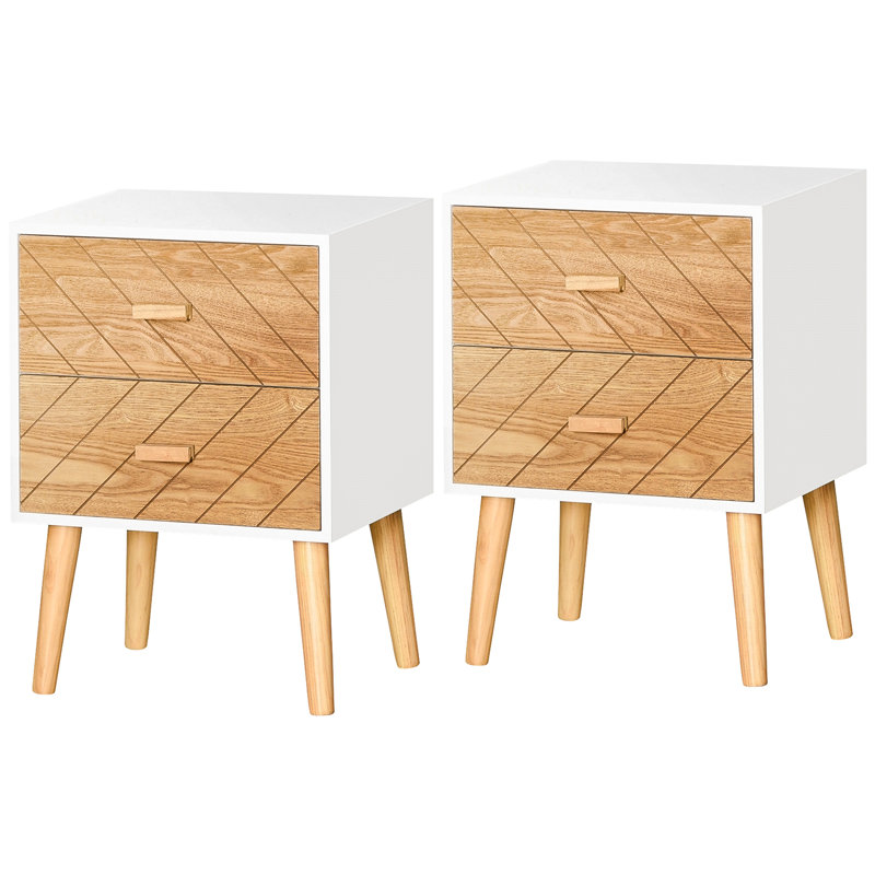 Averygrace 40cm W Manufactured Wood Bedside Table