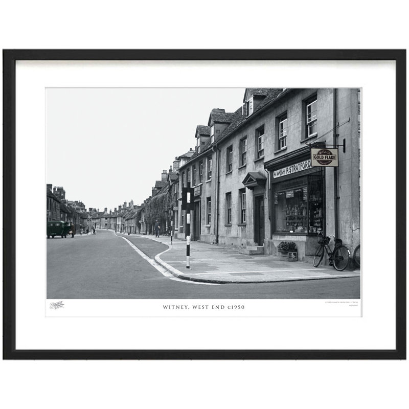 Witney, West End C1950 by Francis Frith - Single Picture Frame Print, 45cm H x 60cm W x 2.3cm D
