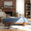 Banc rembourré en bois d'hévéa Modern-124244998