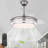 Aadvik 42" Retractable Ceiling Fan with LED Lights and Remote, 6-speed Reversible Fan-403903998-408065379