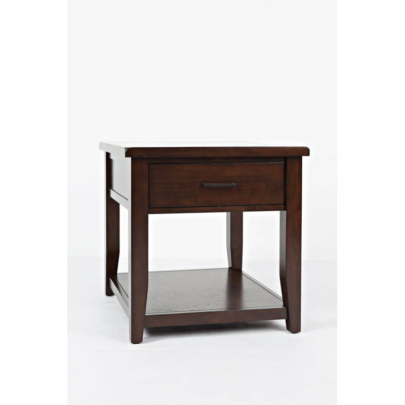 Table de bout avec rangement Larae