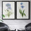 «Blue Lived Botanical I», ensemble de 2 reproductions d'art sur toile encadrées-61455438-61455439