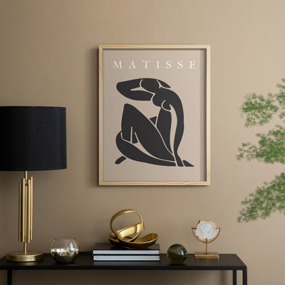 Matisse CECL XXV III, reproduction d'art encadrée - bois massif