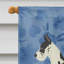 Caniche en polyester à 2 côtés 40 x 28 po standard welcome drapeau maison-957493134