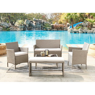 Junious 6 - Person Seating Group with Cushions