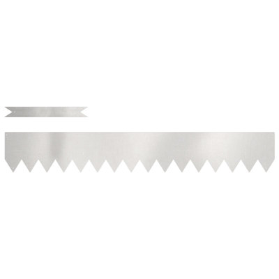 15 cm H x 100 cm W Stainless Steel Lawn Edging Fencing
