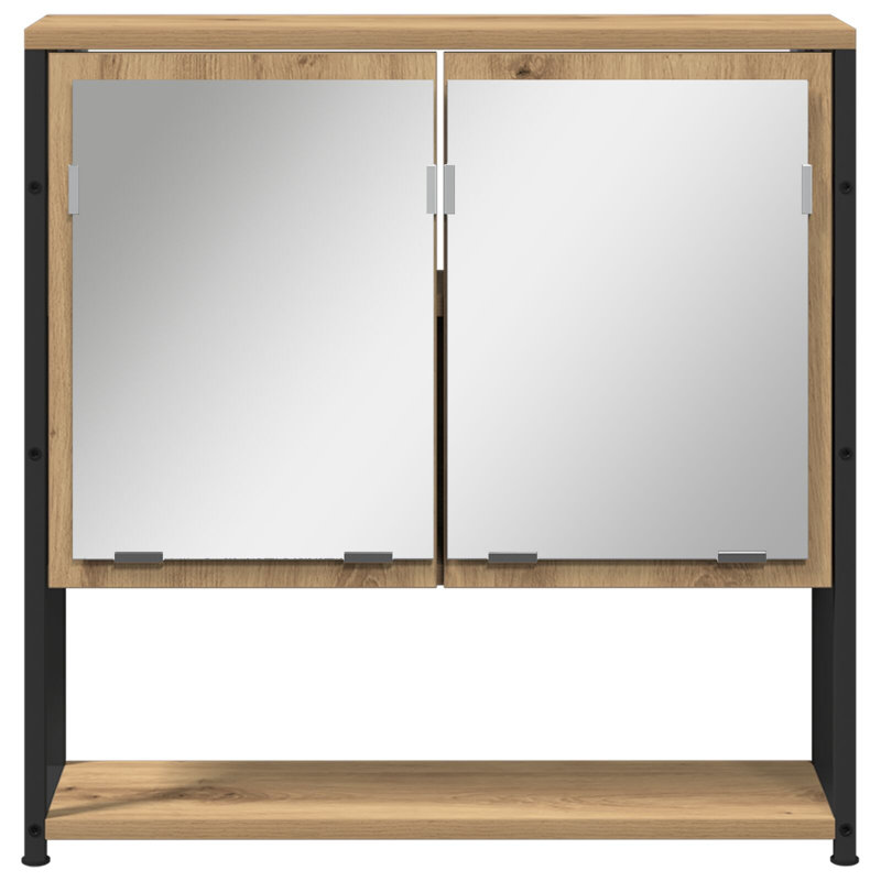 W H Medicine Cabinet Mirror, Textured