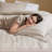 Soft Durable King Polyester Bedding Sets, Modern Neutral Style For Home