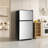 3.5 Cu.ft Mini Fridge With Freezer Mini Fridge With Adjustable Shelves Small Refrigerator With 2-Door For Home, Kitchen, Office And Bedroom-119273487