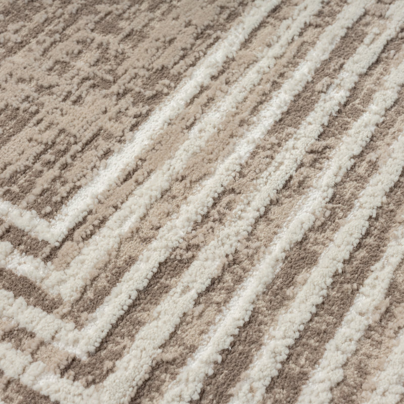 Tapis tissé à la machine Marcienne, Rectangle 5 pi 3 po x 7 pi 8 po