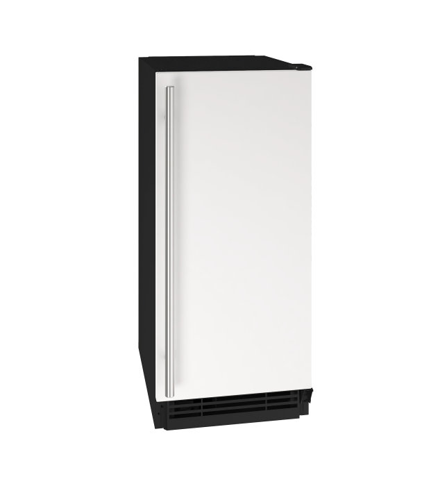 U-Line 15"W. 1 Class 25 Lb. Daily Production Crescent Ice Machine - White