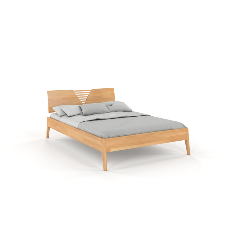 Solid Wood Bed, Super King (6'), Natural