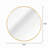 16" Metal Round Bathroom Mirror-227626795-227626794