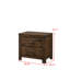 Ensemble de chambre à coucher à panneau rustique avec finition brune-456431460-456431457