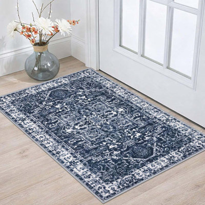 Small Area Rug 2X3 Ft Rugs For Entryway Washable Boho Entry Rug Non Slip