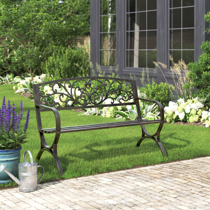 Banc de parc en acier Landy
