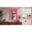 Llama Bubble Gum Modern - Wrapped Canvas-1636717459-1636717463
