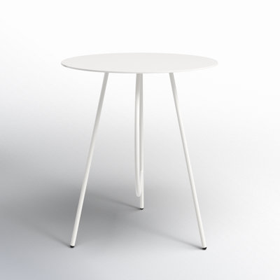 Abberton Round Metal Outdoor Coffee Table , 18'' in. W 18'' in. D