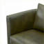Fauteuil d'appoint pivotant en simili cuir vert Sutton, siège confortable pour adultes dans la chambre à coucher-1098263927