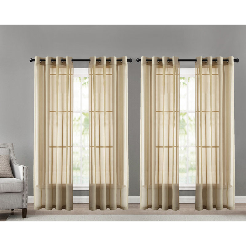 Krenzke Sheer Curtain, Antique