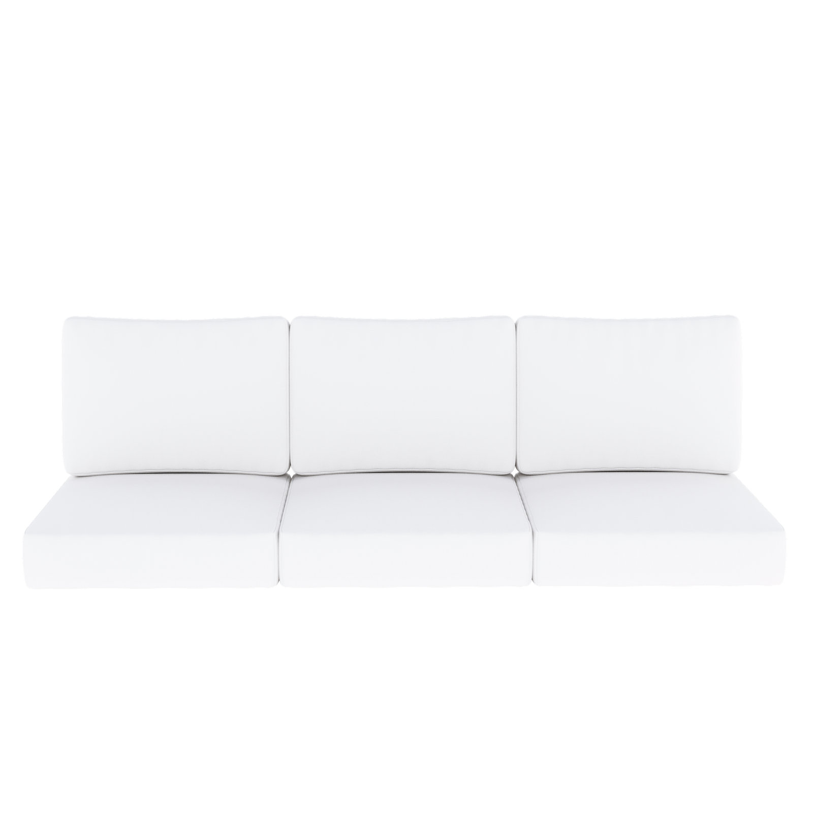 25" Sunbrella® Sofa Seat and Back Cushion, Canvas Natural Sunbrella® Canvas