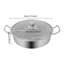 5L/1.32Gal Double-Flavour Hot Pot Stainless Steel Hot Pot With Divider And Lid-112472804