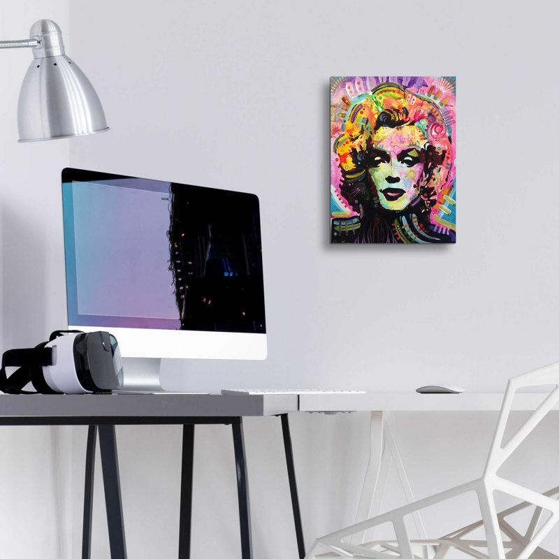 Marilyn 1 - Impression sans cadre, H 16 po x l 12 po x P 0,13 po