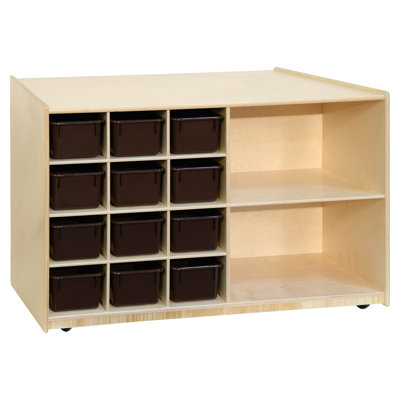 Double Sided 14 Compartment Shelving Unit