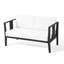 Causeuse d'extérieur en bois de teck avec coussin et accoudoirs Junco-1049511539-1049511545