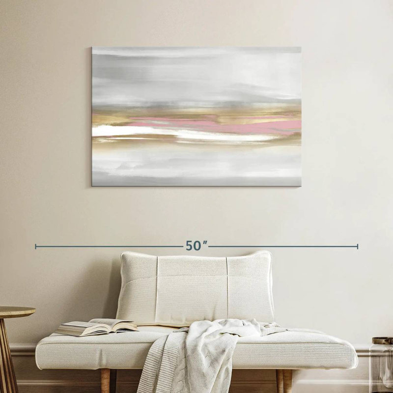 Avery Highlight Pink Blush I, 26" H x 39" W