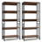 1 Pcs 5 Tier Bookshel 62" Tall Bookcase With Tiltable Shelves Display Storage Rack-1831233697