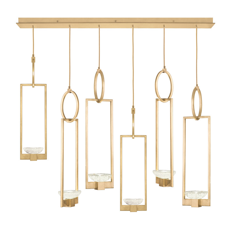 Delphi 6 - Light Pendant, Gold