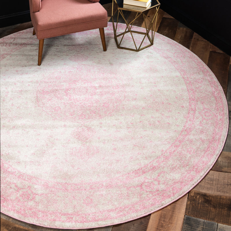 Oriental Area Rug, Round 91cm