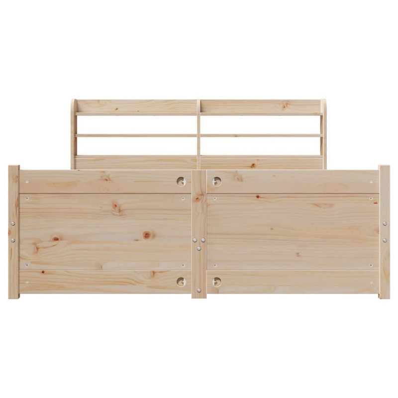 Bed Frame With Headboard Without Mattress, Double (4'6)