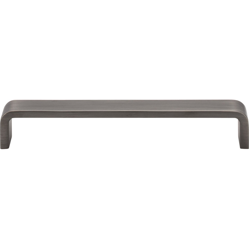 Asher 6.3" Center Bar Pull, Brushed Pewter